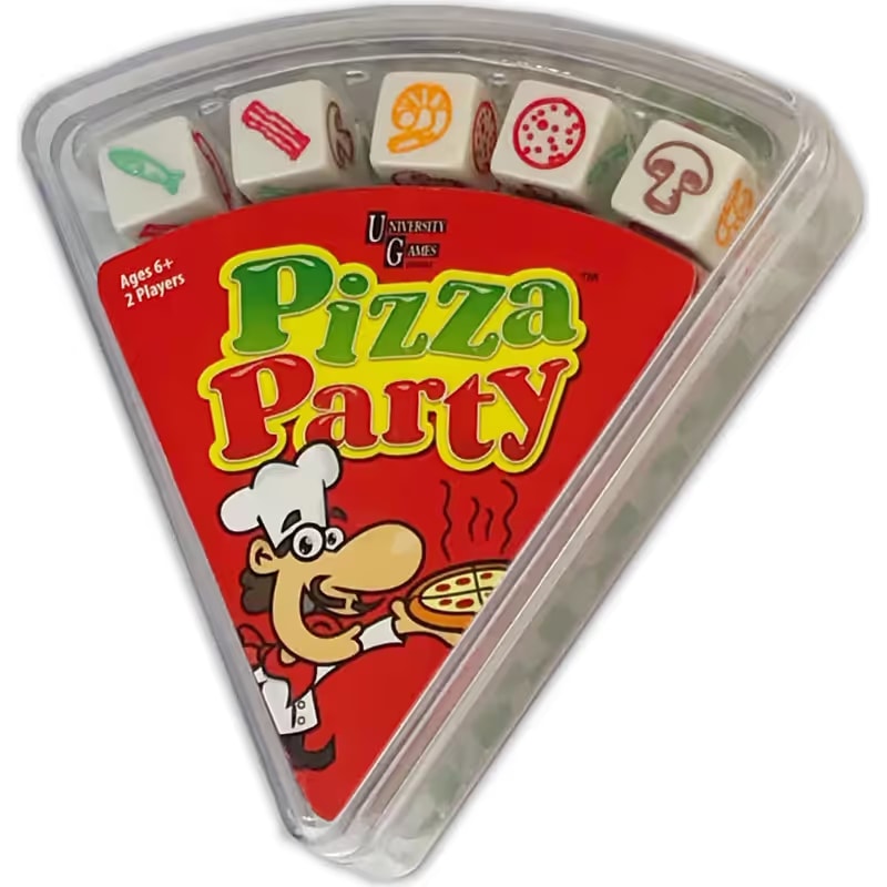 Pizza Party Fast-Paced Dice Game for 2 Players 1 Pizza Party Fast-Paced Dice Game for 2 Players