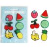 Soft Shoe Charms 6 Pack Fruits