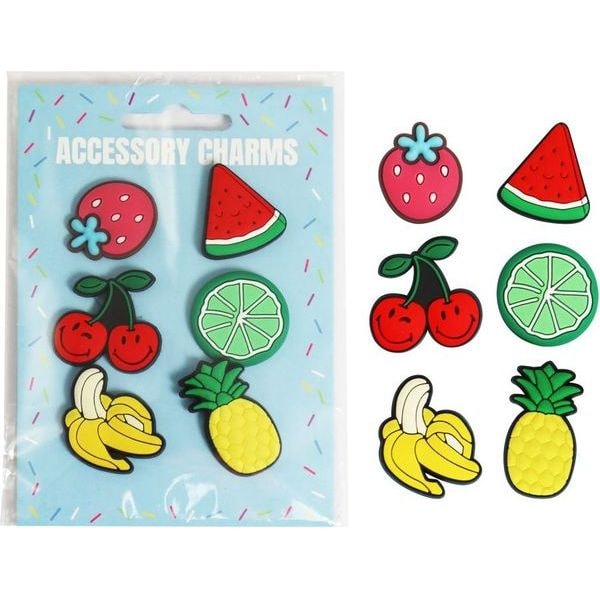 Soft Shoe Charms 6 Pack Fruits 1 Soft Shoe Charms 6 Pack Fruits
