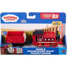 Thomas and Friends Motorized Train Rosie and Troublesome Truck Easy Connect