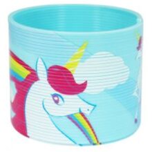 Unicorn Magic Spring 76x65mm Blue Rainbow