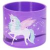 Unicorn Magic Spring 76x65mm Purple Winged Unicorn