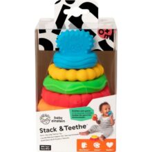 Baby Einstein Stack and Teethe Multi-Textured Teether Toy