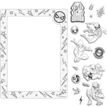 Alternative view of Colour-Me Magnets Spider-Man Colouring Kit