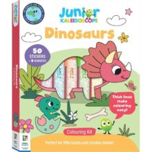 Jr Kaleidoscope Dinosaur Colouring Kit
