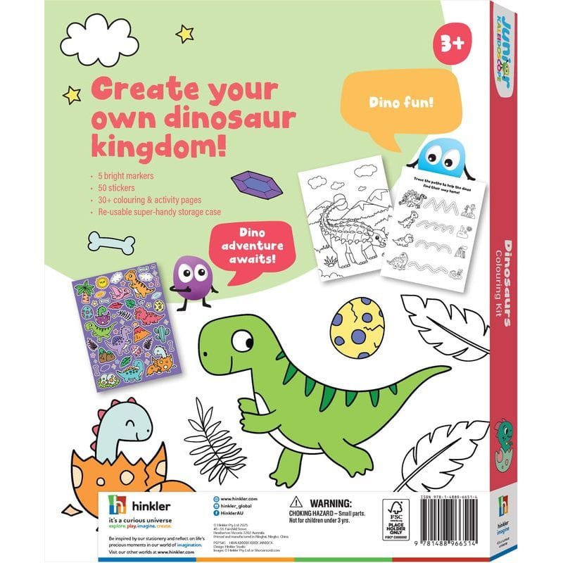 Jr Kaleidoscope Dinosaur Colouring Kit 5 Jr Kaleidoscope Dinosaur Colouring Kit - Image 5