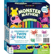 Kaleidoscope Colouring Kit Twin Pack Axolotls and Monsters - Image 7