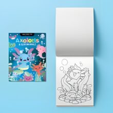 Kaleidoscope Colouring Kit Twin Pack Axolotls and Monsters - Image 4