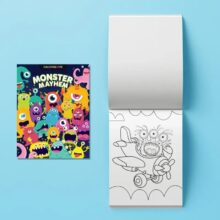 Kaleidoscope Colouring Kit Twin Pack Axolotls and Monsters - Image 5