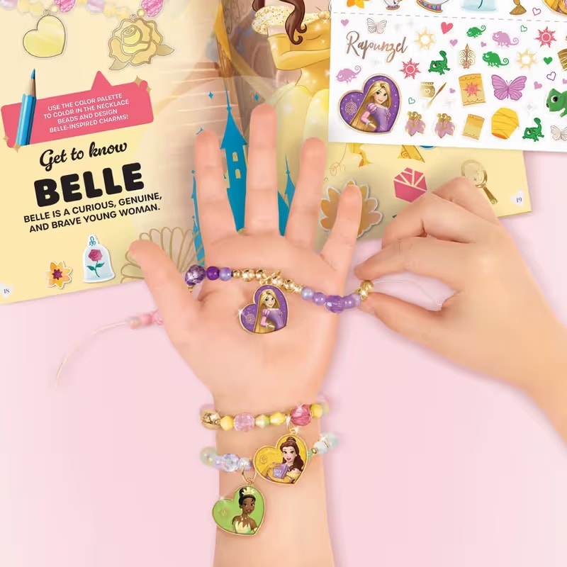 Make It Real Disney Princess Sticker Story and Bracelet Kit 94 Piece 4 Make It Real Disney Princess Sticker Story and Bracelet Kit 94 Piece - Image 4