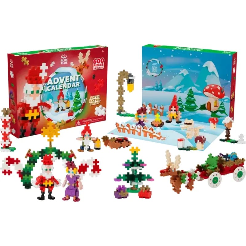 Plus-Plus Christmas Advent Calendar Santa’s World 2 Plus-Plus Christmas Advent Calendar Santa’s World - Image 2