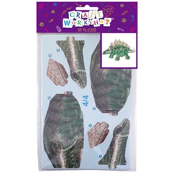 Craft Workshop 3D Puzzle Craft Kit Dinosaur 1 Craft Workshop 3D Puzzle Craft Kit Dinosaur