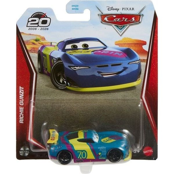 Disney Pixar Cars Diecast Car Richie Gunzit 1 Disney Pixar Cars Diecast Car Richie Gunzit