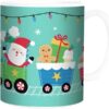 Artwrap Christmas Mug Santa Train