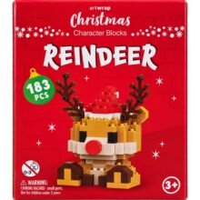 Artwrap Christmas Building Blocks Kit 183 Pieces Reindeer