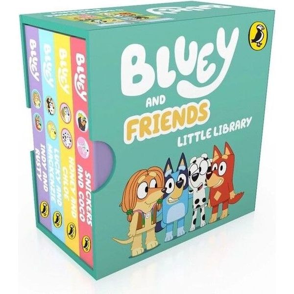 Bluey and Friends Little Library Board Book Set 1 Bluey and Friends Little Library Board Book Set