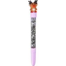 Artwrap Christmas Glitter Pen 19cm Reindeer