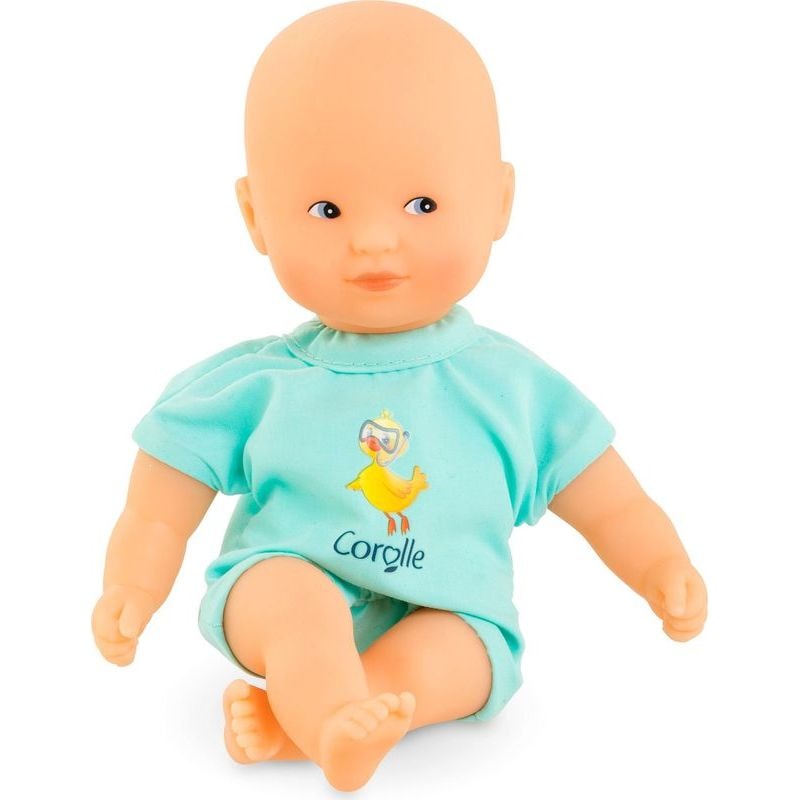 Corolle Mini Bath Blue Baby Doll 20cm 3 Corolle Mini Bath Blue Baby Doll 20cm - Image 3