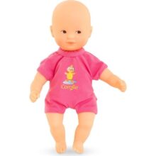 Corolle Mini Bath Pink Baby Doll 20cm