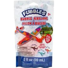 Fubbles Bubble Airplane Foam Glider