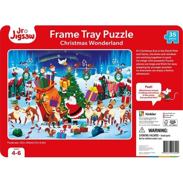 Hinkler Christmas Wonderland 35 Piece Frame Tray Puzzle 4 Hinkler Christmas Wonderland 35 Piece Frame Tray Puzzle - Image 4