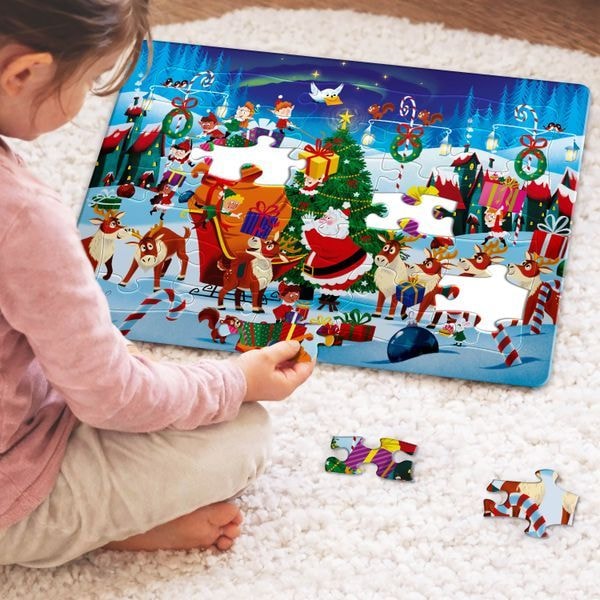 Hinkler Christmas Wonderland 35 Piece Frame Tray Puzzle 2 Hinkler Christmas Wonderland 35 Piece Frame Tray Puzzle - Image 2