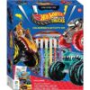 Hot Wheels Monster Trucks Super Kaleidoscope Colouring and Activity Kit