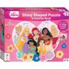 Jnr Jigsaw Disney Princess Shiny Shaped Jigsaw Puzzle 60 Pieces and Activity Book