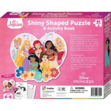 Jnr Jigsaw Disney Princess Shiny Shaped Jigsaw Puzzle 60 Pieces and Activity Book 15 Jnr Jigsaw Disney Princess Shiny Shaped Jigsaw Puzzle 60 Pieces and Activity Book - Image 8