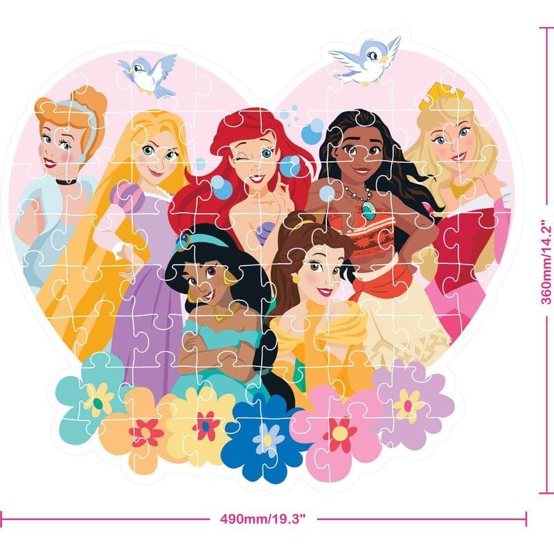 Jnr Jigsaw Disney Princess Shiny Shaped Jigsaw Puzzle 60 Pieces and Activity Book 5 Jnr Jigsaw Disney Princess Shiny Shaped Jigsaw Puzzle 60 Pieces and Activity Book - Image 5