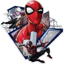 Jnr Jigsaw Marvel Spider-Man Shiny Shaped Jigsaw Puzzle 60 Pieces and Activity Book - Image 3