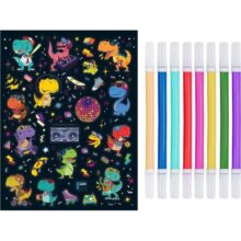 Alternative view of Kaleidoscope Colouring Kit Dino Disco