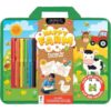 Kaleidoscope Lap Desk Colouring Set Happy Farm