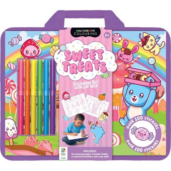 Kaleidoscope Lap Desk Colouring Set Sweet Treats 1 Kaleidoscope Lap Desk Colouring Set Sweet Treats