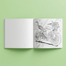 Alternative view of Kaleidoscope Monster Motors Colouring Book