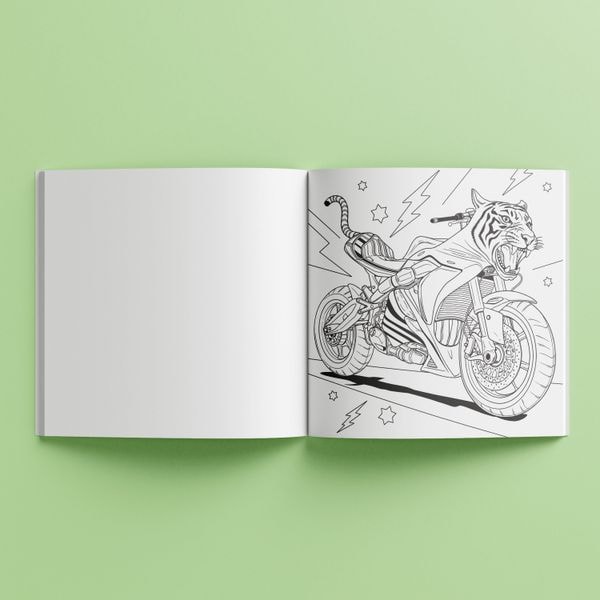 Kaleidoscope Monster Motors Colouring Book 2 Kaleidoscope Monster Motors Colouring Book - Image 2