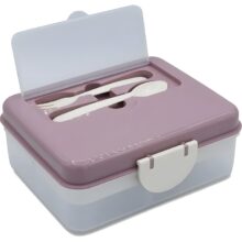 Alternative view of Melii 2 Tier Bento Lunch Box Luxe Pink