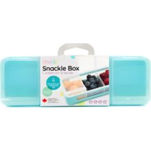 Melii 4 Compartment Snackle Box Blue