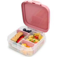 Alternative view of Melii Mini Bento Lunch Box Pink and Purple
