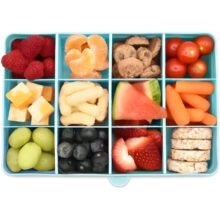 Alternative view of Melii Regular Snackle Box Blue 12 Compartments