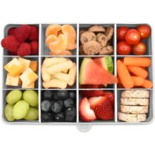 Alternative view of Melii Regular Snackle Box Grey 12 Compartments