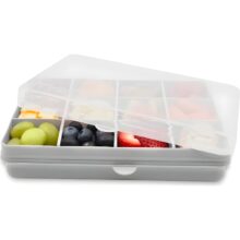 Melii Regular Snackle Box Grey 12 Compartments 7 Melii Regular Snackle Box Grey 12 Compartments - Image 4