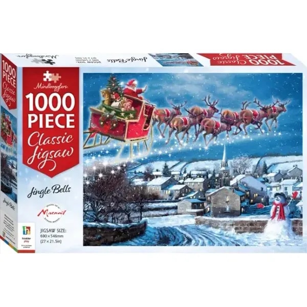 Mindbogglers Christmas Jingle Bells 1000 Piece Jigsaw Puzzle 1 Mindbogglers Christmas Jingle Bells 1000 Piece Jigsaw Puzzle