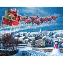 Alternative view of Mindbogglers Christmas Jingle Bells 1000 Piece Jigsaw Puzzle