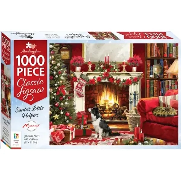 Mindbogglers Christmas Santa's Little Helpers 1000 Piece Jigsaw Puzzle 1 Mindbogglers Christmas Santa's Little Helpers 1000 Piece Jigsaw Puzzle