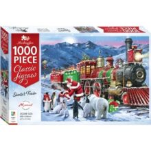Mindbogglers Christmas Santa's Train 1000 Piece Jigsaw Puzzle