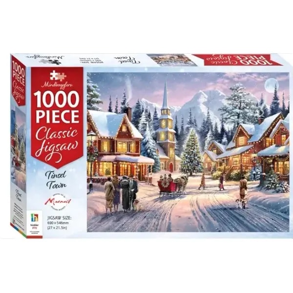 Mindbogglers Christmas Tinsel Town 1000 Piece Jigsaw Puzzle 1 Mindbogglers Christmas Tinsel Town 1000 Piece Jigsaw Puzzle