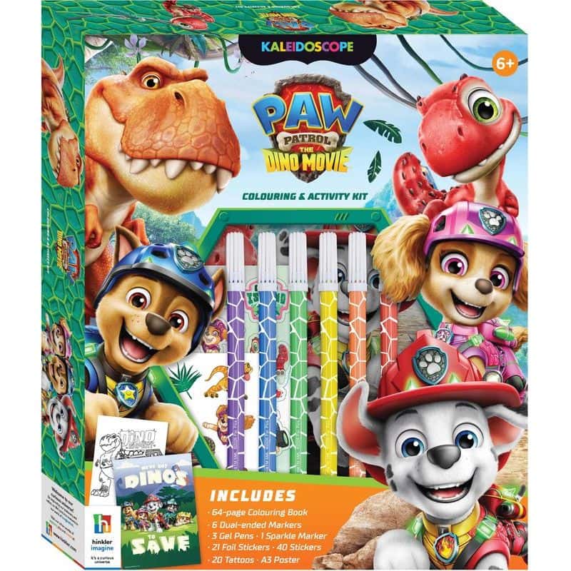 PAW Patrol The Dino Movie Super Kaleidoscope Colouring and Activity Kit 1 PAW Patrol The Dino Movie Super Kaleidoscope Colouring and Activity Kit