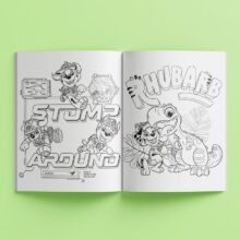 PAW Patrol The Dino Movie Super Kaleidoscope Colouring and Activity Kit 10 PAW Patrol The Dino Movie Super Kaleidoscope Colouring and Activity Kit - Image 4