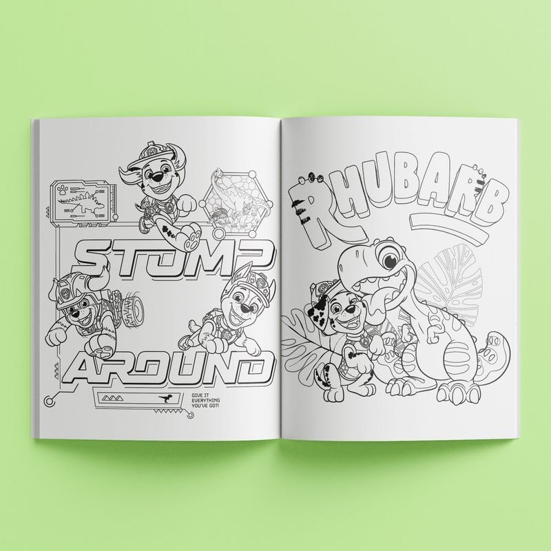 PAW Patrol The Dino Movie Super Kaleidoscope Colouring and Activity Kit 4 PAW Patrol The Dino Movie Super Kaleidoscope Colouring and Activity Kit - Image 4